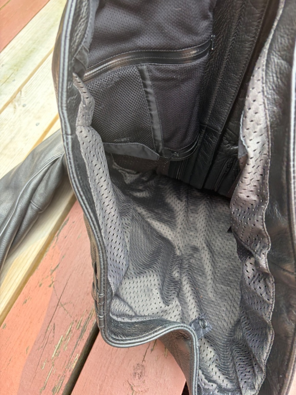 Vintage Harley Davidson Jacket Black Women's Meidum Leather 2008 Full Zip Biker - Picture 8 of 12